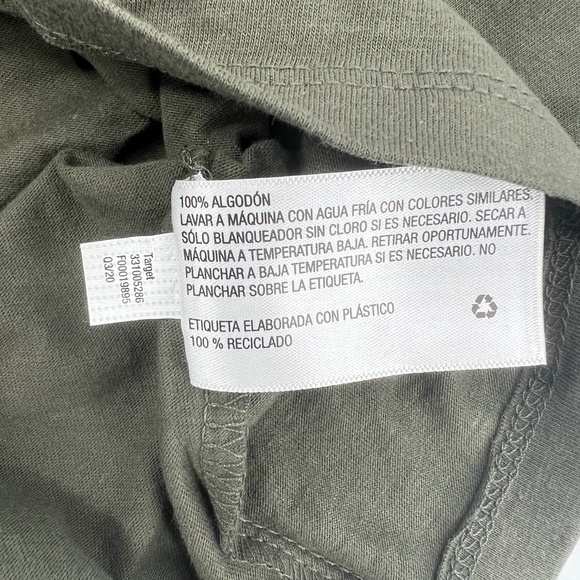 NWT Wild Fable Green Long Sleeve Cropped Boxy Shirt Size Small Women's - Picture 7 of 8